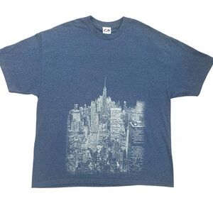 Vintage Majestic NY Yankees City & Statue Tee